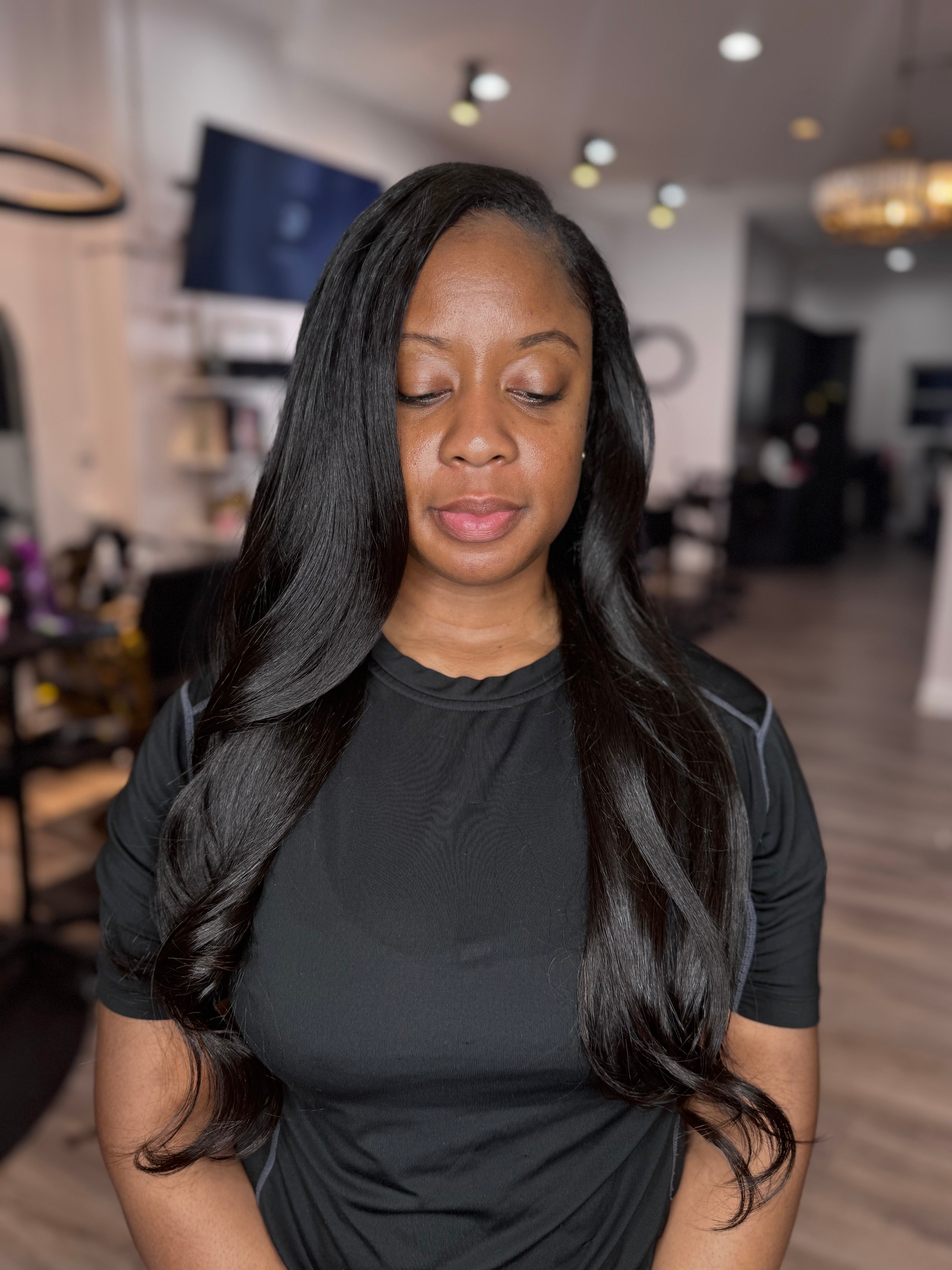 Nubian Kinky Straight Clip in